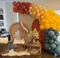Retro Blue Orange Yellow Balloon Arch Garland Kit 149pcs for Here Comes the Son Baby Shower Boy First Trip Around the Sun Theme Birthday Groovy Boho Party Backdrop Decoration (Slate Blue)